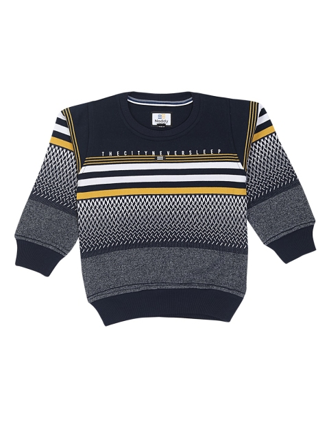 

Noddy Boys Navy Blue Printed Sweatshirt
