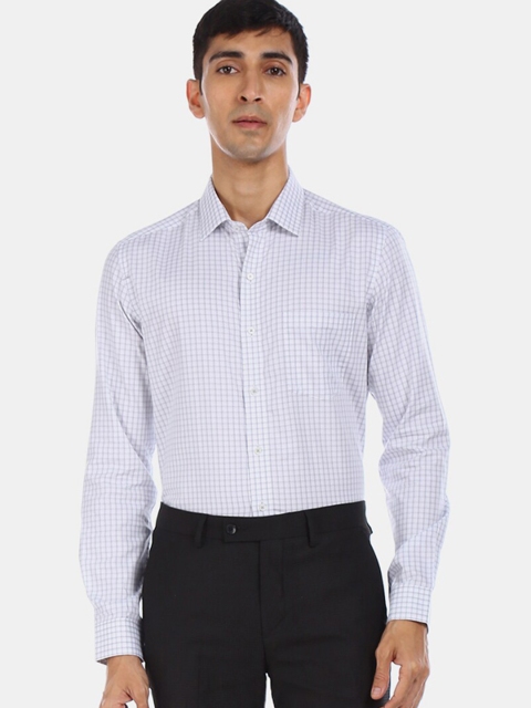 

Arrow New York Men Grey Checked Casual Shirt