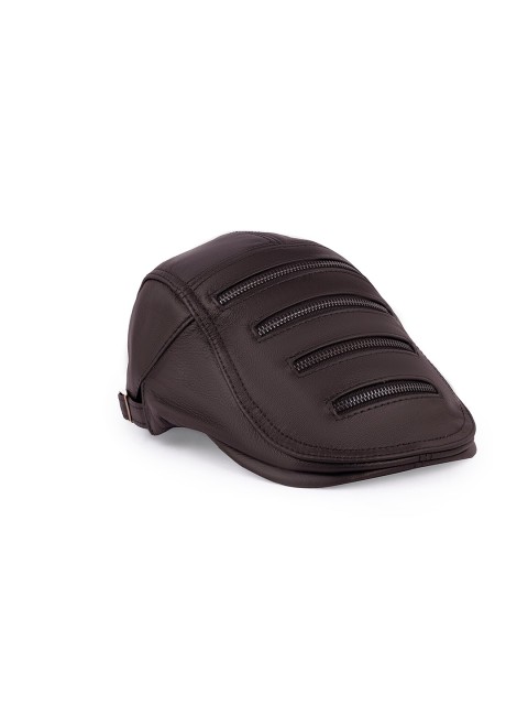 

BANGE Unisex Brown Solid Ascot Cap