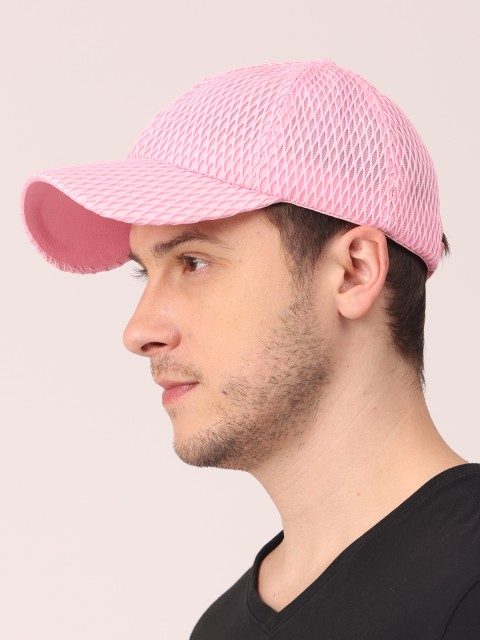 

BANGE Unisex Pink Cotton Baseball Cap