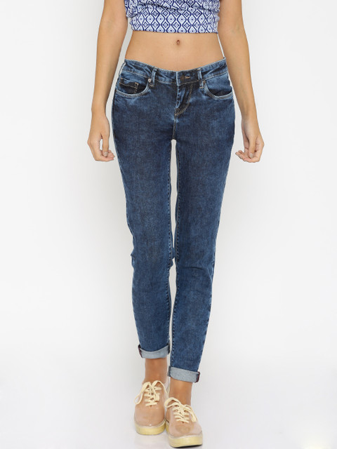 

Moda Rapido Women Blue Skinny Fit Stretchable Jeans