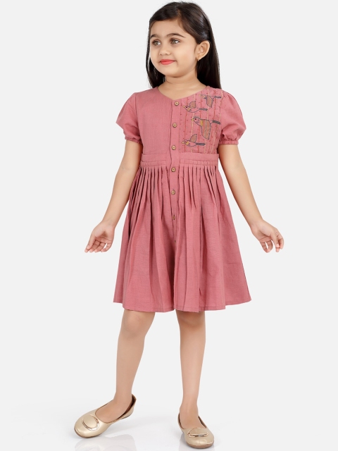 

Ashneeta Girls Pink A-Line Dress