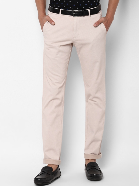 

Allen Solly Men Beige Slim Fit Chinos Trousers