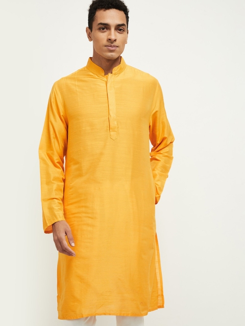 

max Men Yellow Kurta