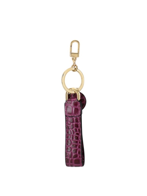 

Da Milano Purple & Gold-Toned Textured Keychain