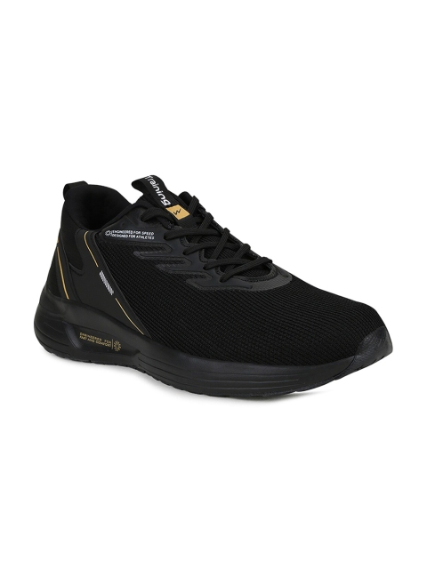 

Campus Men Black Mesh Running Non-Marking Shoes