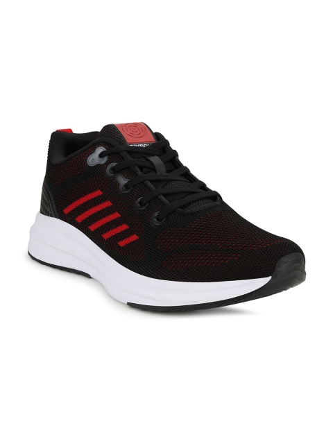 

Campus Men Black Mesh Running Shoes