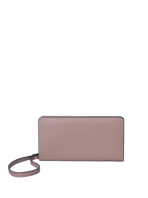 

Juntos Women Grey Solid Zip Around Wallet