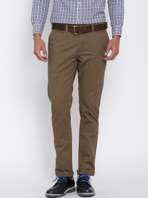 

U.S. Polo Assn. Men Brown Solid Chinos