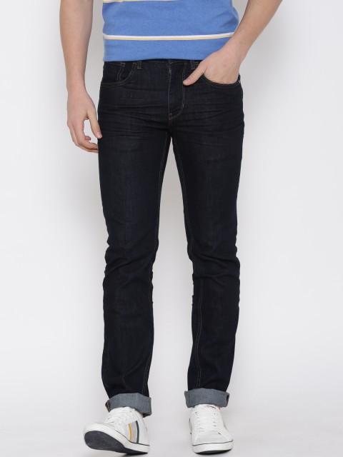 

U.S. Polo Assn. Denim Co. Men Navy Skinny Fit Stretchable Jeans, Navy blue
