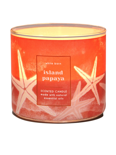 

Bath & Body Works Island Papaya 3-Wick Scented Candle 411g, Orange