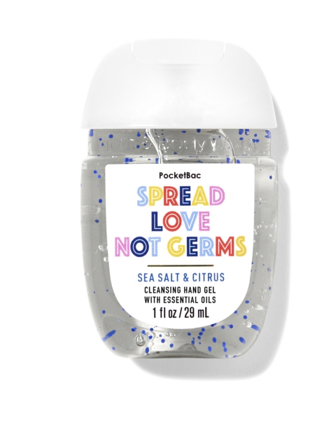 

Bath & Body Works Sea Salt & Citrus PocketBac Cleansing Hand Gel-29 ml, Transparent