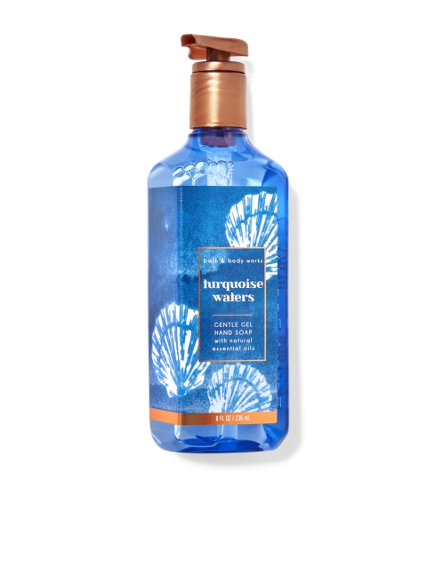 

Bath & Body Works Turquoise Waters Gentle Gel Soap Hand Wash 259 ml, Blue