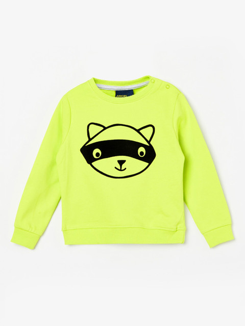 

Juniors by Lifestyle Boys Yellow Printed Sweatshirt