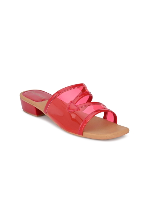 

DressBerry Red Block Mules