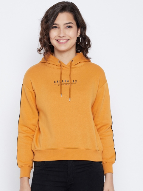 

Octave Women Mustard Yellow Printed Sweatshirt