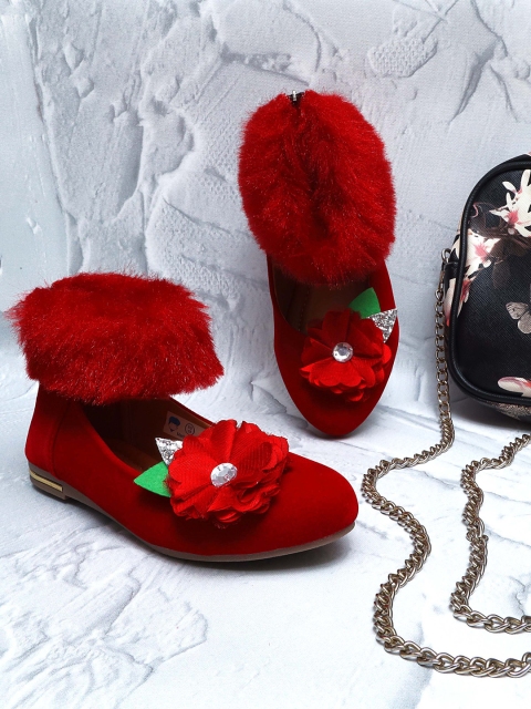 

DChica Girls Red Ballerinas Flats