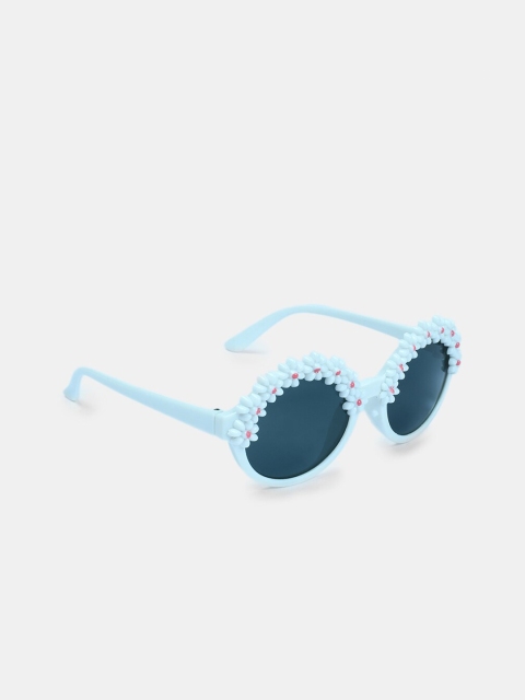 

DukieKooky Girls Blue Lens & Blue Oval Sunglasses with UV Protected Lens 900760
