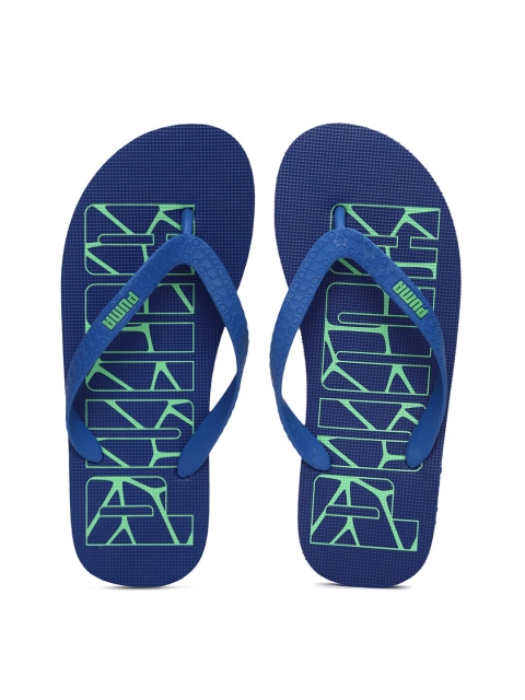 

Puma Unisex Blue Printed Thong Flip Flops