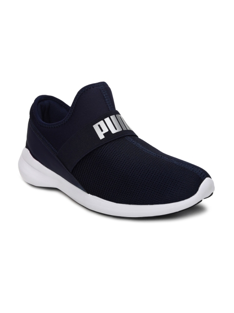 

Puma Men Blue Printed Slip-On Sneakers
