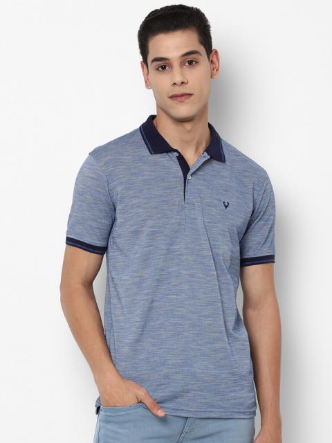 

Allen Solly Men Blue Polo Collar Cotton T-shirt
