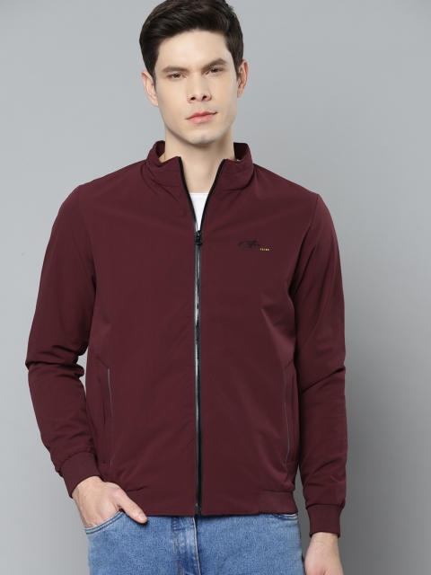 

Fort Collins Men Maroon Solid Padded Jacket