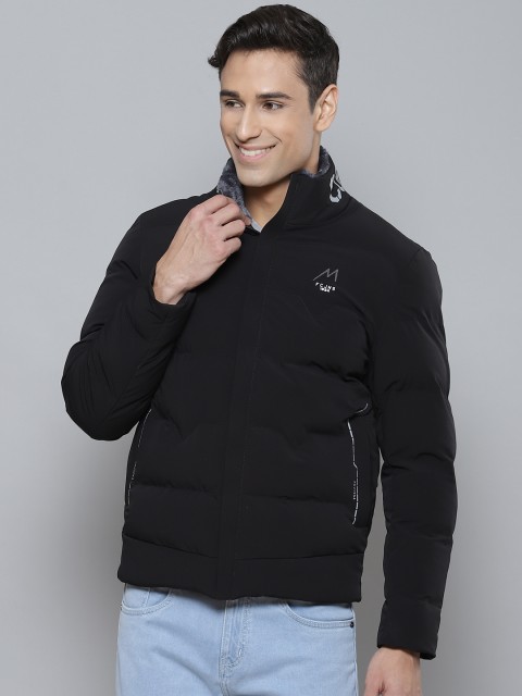 

Fort Collins Men Black Solid Padded Jacket