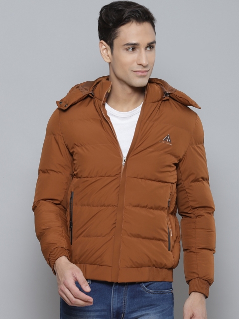 

Fort Collins Men Tan Solid Padded Jacket