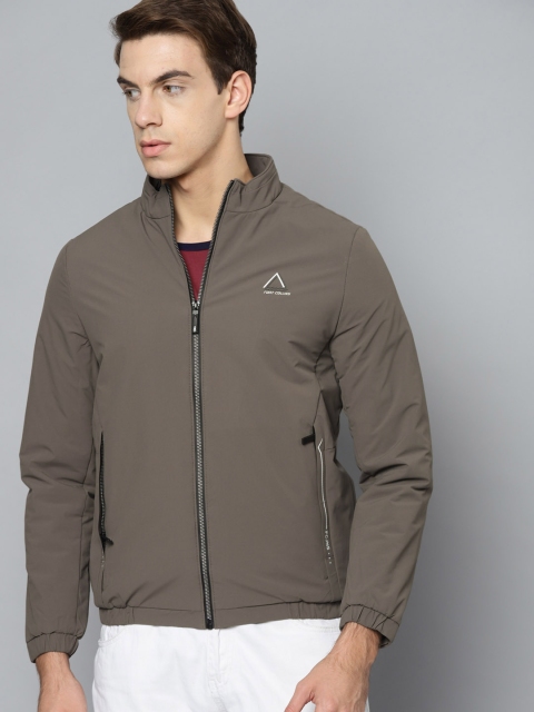 

Fort Collins Men Charcoal Grey Solid Padded Jacket