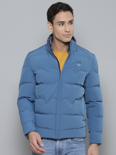 

Fort Collins Men Blue Solid Padded Jacket