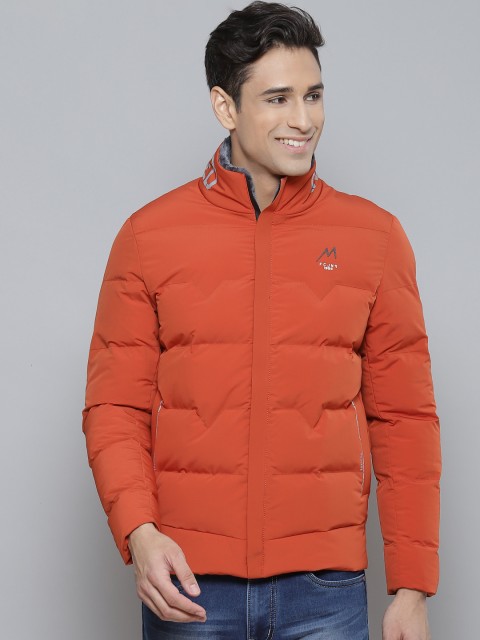 

Fort Collins Men Orange Solid Padded Jacket