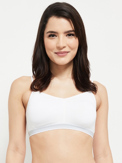 

max White Everyday Lightly Padded Slip On Bra