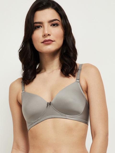 

max Grey Lightly Padded Everyday Bra