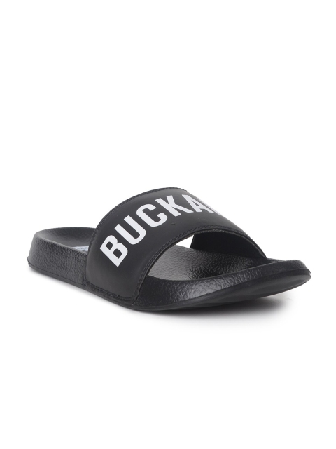 

Buckaroo Men Black & White Printed Sliders