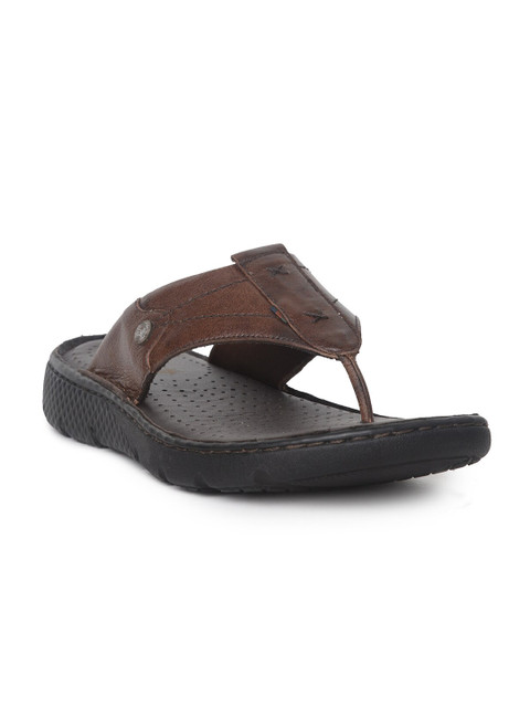 

Buckaroo Men Brown Genuine Leather Comfort Sandals