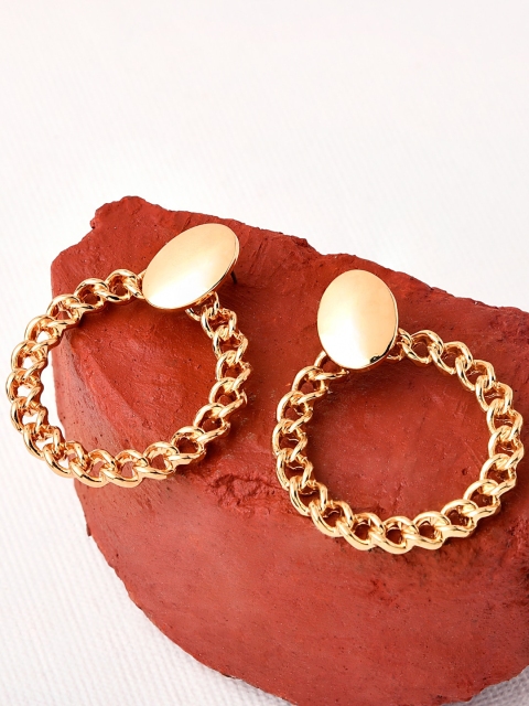 

Accessorize Gold-Toned Geometric Drop Earrings