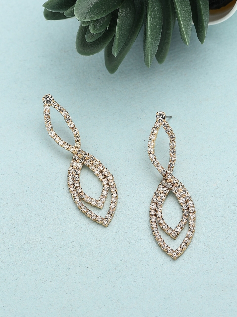 

Accessorize Rose Gold Infinity Shaped Drop Earrings