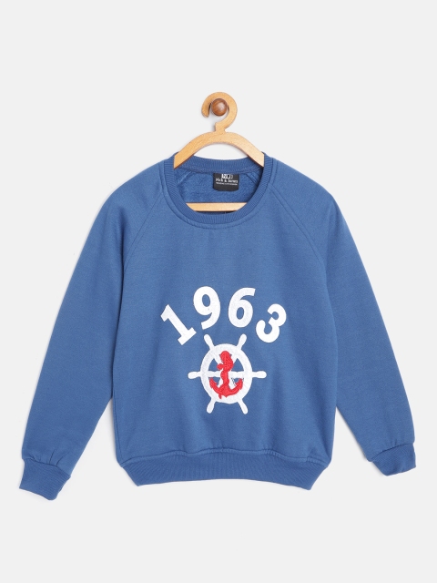 

Nick and Jones Boys Blue & White Applique Sweatshirt