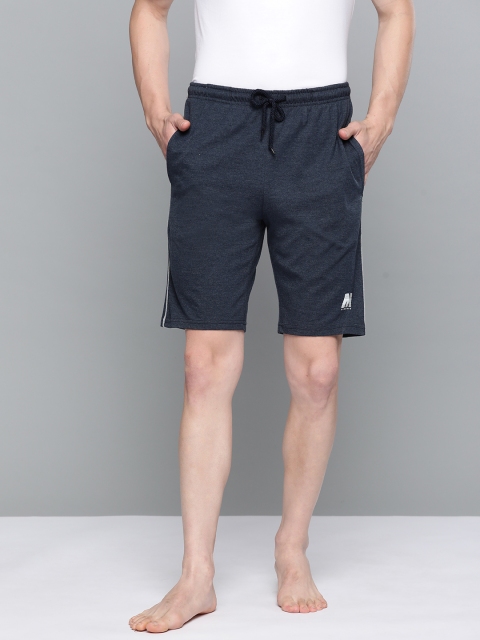 

Mast & Harbour Men Navy Blue Solid Lounge Shorts