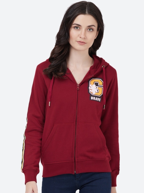 

Free Authority Women Maroon Harry Potter Printed Hooded Sweatshirt