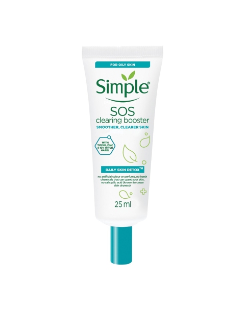 

Simple Daily Skin Detox SOS Clearing Booster 25 ml, White