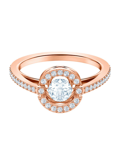 

Swarovski Rose Gold Sparkling Dance Ring
