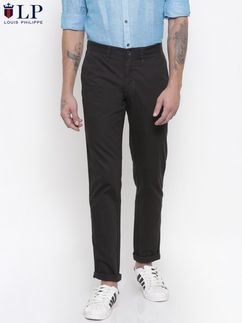 

Louis Philippe Sport Men Black Slim Fit Solid Regular Trousers
