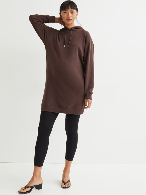 

H&M Women Brown Solid MAMA Sweatshirt Dress