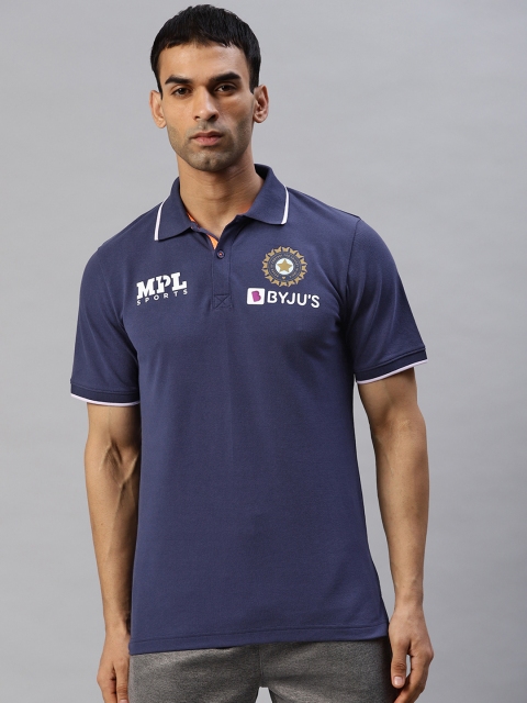 

MPL Sports Men Navy Blue Official Team India Fan Travel Polo- Blue
