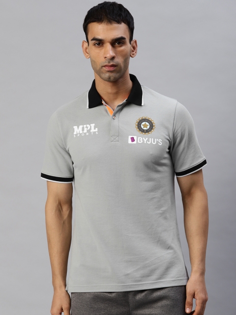 

MPL Sports Men Grey Official Team India Fan Travel Polo- Grey