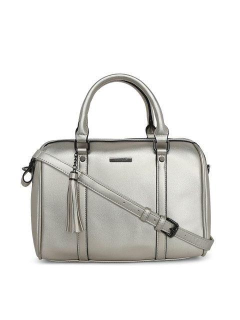

Forever Glam by Pantaloons Women Gold-Toned Structured Handheld Bag