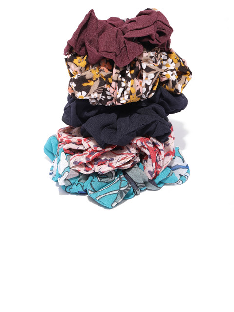 

I AM FOR YOU Women Set of 5 Assorted Scrunchies