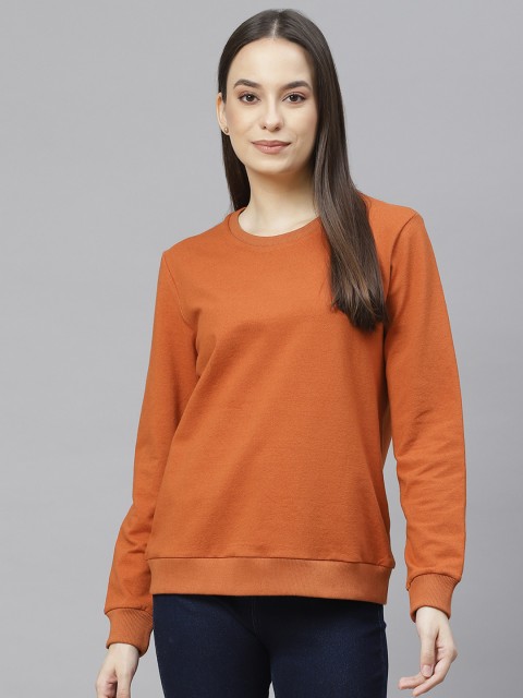

I AM FOR YOU Women Orange Sweatshirt