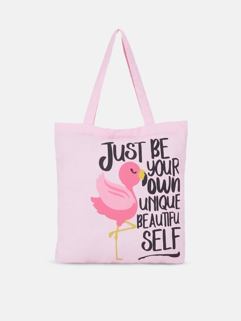 

Forever Glam by Pantaloons Pink Printed Shopper Tote Bag